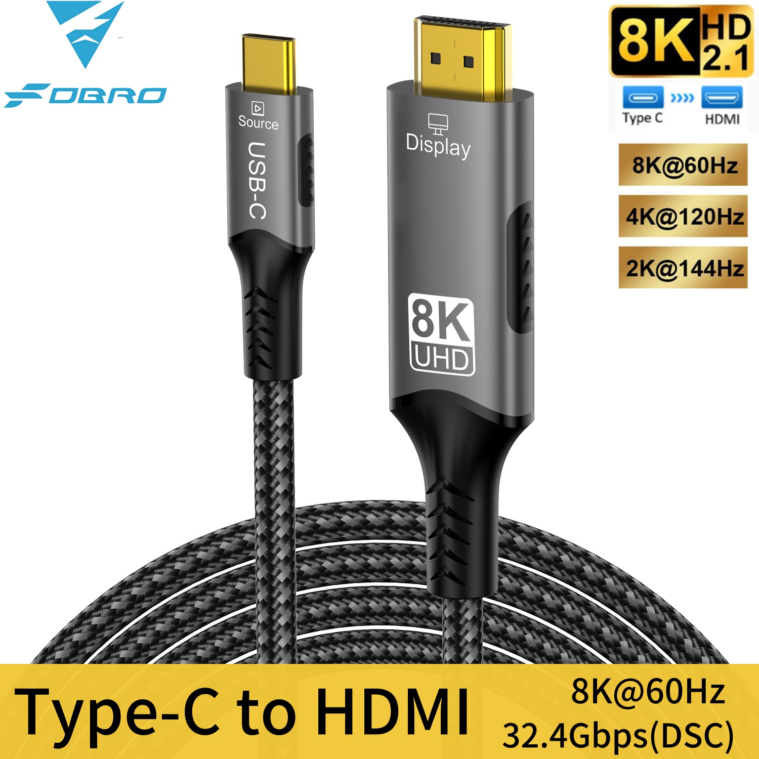 Esports Gaming Bundle - 8K Type C to HDMI 2.1