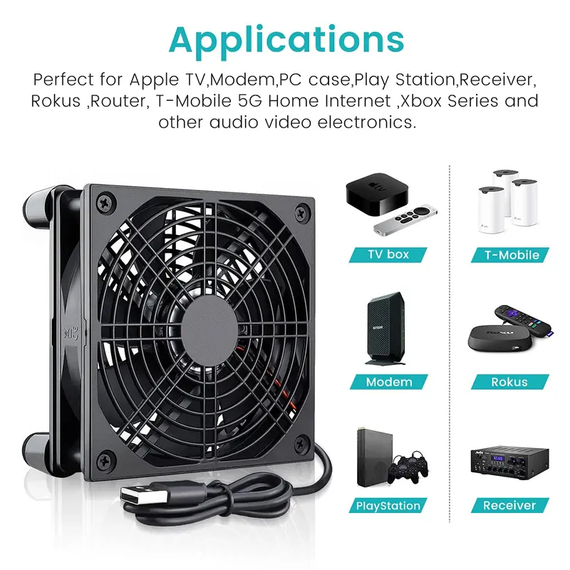 Esports Gaming Fan - USB Powered Computer PC Case Fan