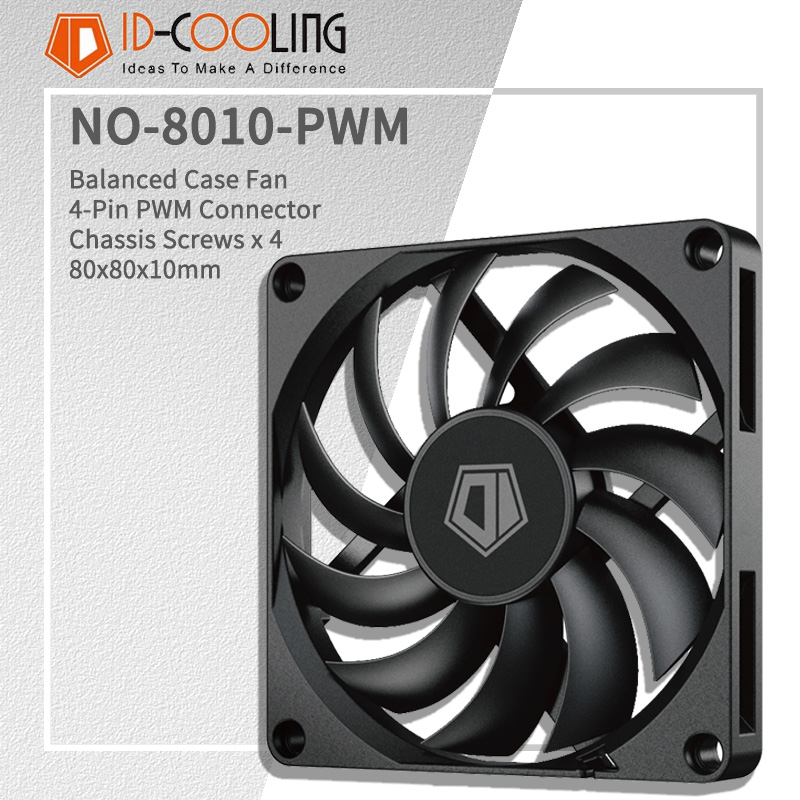ID-COOLING NO-8010-PWM 80MM PC - đánh giá và giá Esports Gaming Fan