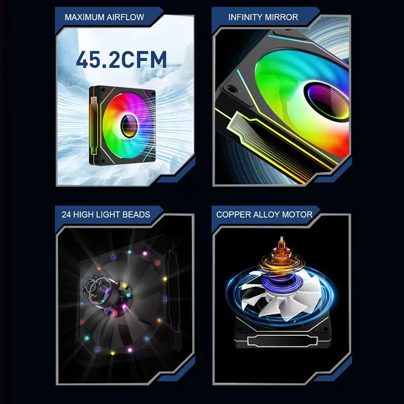 PRISM 4 PRO 120mm PWM ARGB Cas - đánh giá và giá Esports Gaming Fan