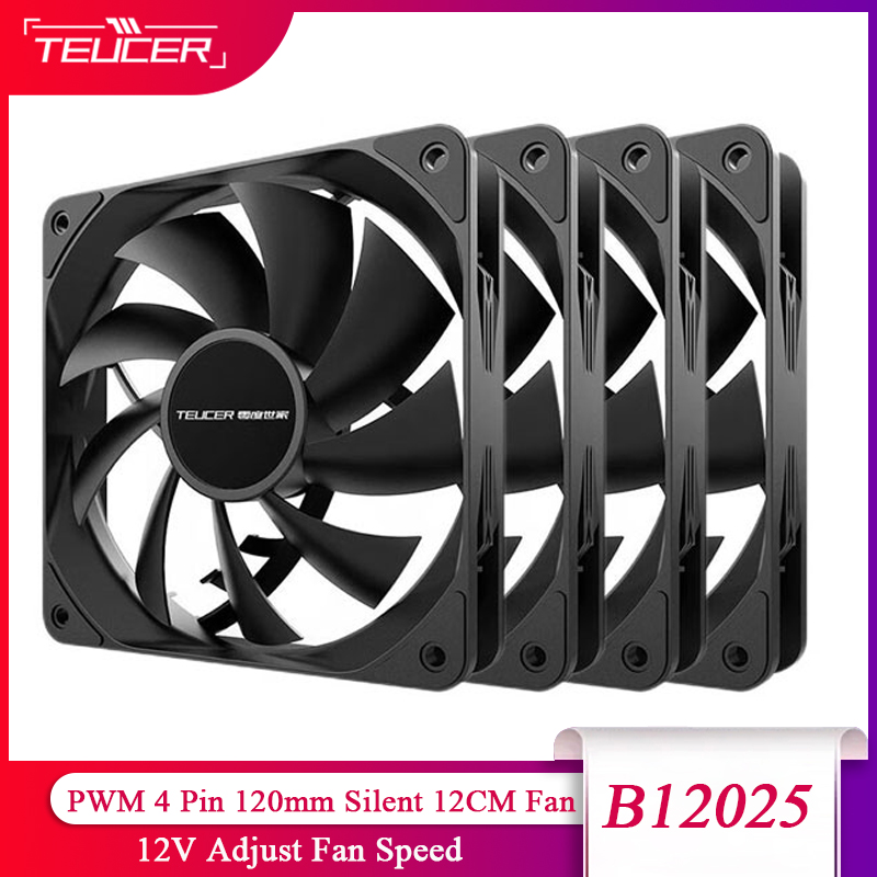TEUCER PC Máy Tính Quạt PWM 4  - đánh giá và giá Esports Gaming Fan