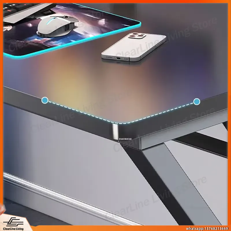 Double Computer Desk Long Gami - đánh giá và giá Esports Gaming School