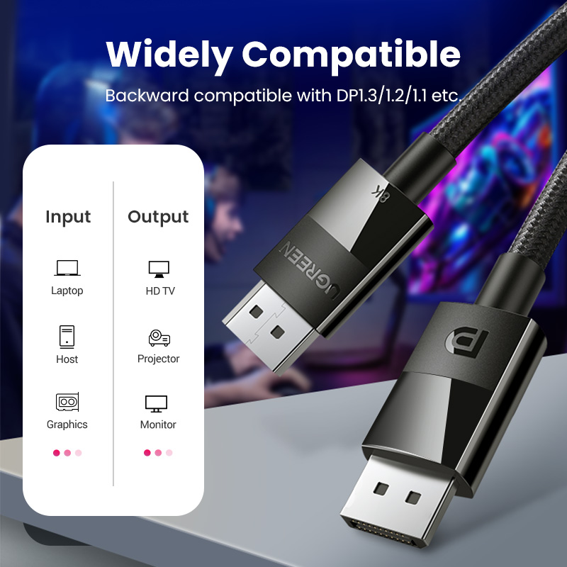 UGREEN 8K Cáp DisplayPort To D - đánh giá và giá Esports Gaming Bundle
