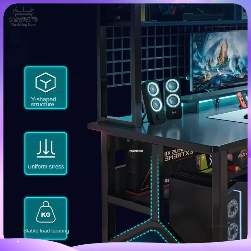 Nordic Computer Desk Gaming De - đánh giá và giá Esports Gaming School