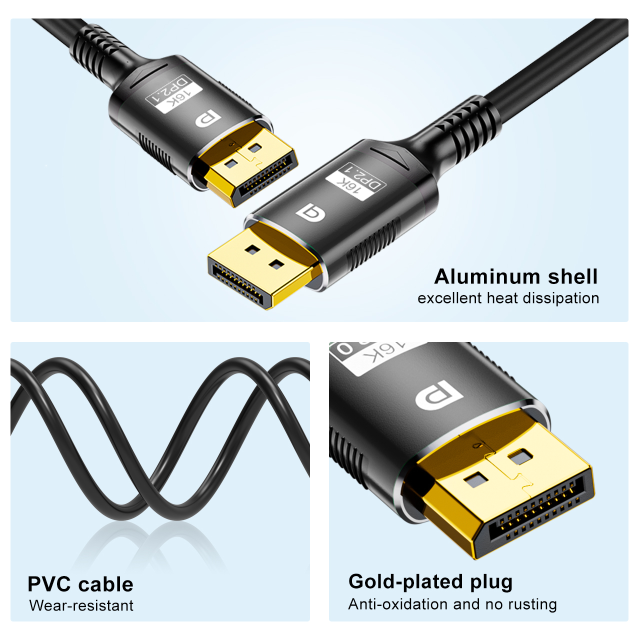 FDBRO Displayport 2.1 16K DP C - đánh giá và giá Esports Gaming Bundle