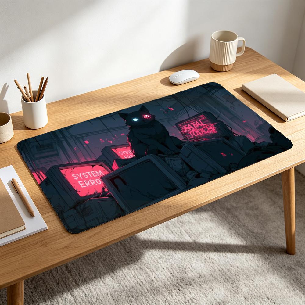 Cyberpunk Black Cat Large Gami - đánh giá và giá Esports Gaming Monitor