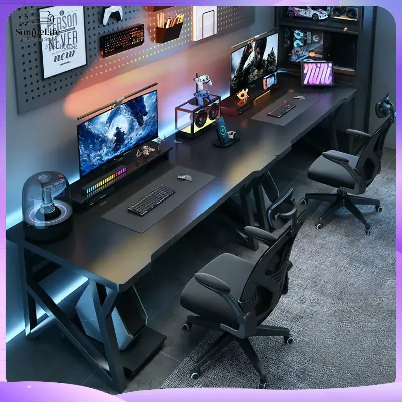 Modern Double Computer Desk fo - đánh giá và giá Esports Gaming School